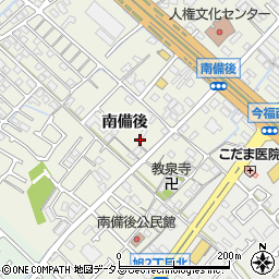 兵庫県加古川市加古川町南備後58周辺の地図