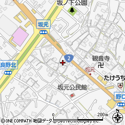 兵庫県加古川市野口町坂元571-15周辺の地図