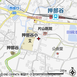 兵庫県神戸市西区押部谷町福住551周辺の地図