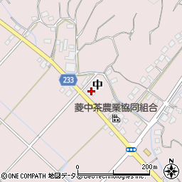 静岡県牧之原市中665周辺の地図