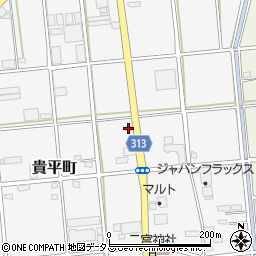 静岡県浜松市中央区貴平町300周辺の地図