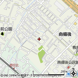 兵庫県加古川市加古川町南備後周辺の地図