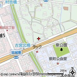 静岡県袋井市久能1158周辺の地図