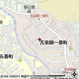 兵庫県西宮市苦楽園一番町3-15周辺の地図