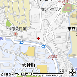兵庫県西宮市一ケ谷町1-71周辺の地図
