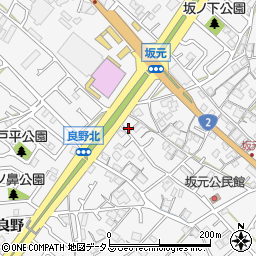 兵庫県加古川市野口町坂元656周辺の地図