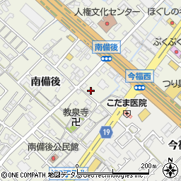 兵庫県加古川市加古川町南備後285周辺の地図