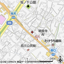 兵庫県加古川市野口町坂元574周辺の地図