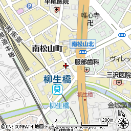 名鉄協商豊橋南松山町駐車場周辺の地図