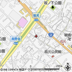 兵庫県加古川市野口町坂元644周辺の地図