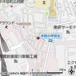 大阪府寝屋川市木田元宮1丁目5-26周辺の地図