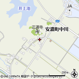 三重県津市安濃町中川290周辺の地図
