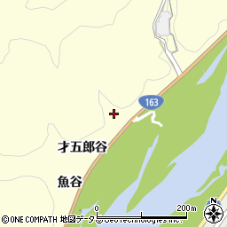 京都府木津川市山城町上狛才五郎谷周辺の地図