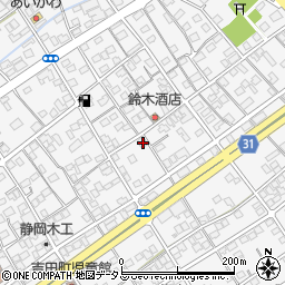 静岡県榛原郡吉田町住吉3480-1周辺の地図