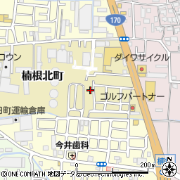 大阪府寝屋川市楠根北町10-7周辺の地図