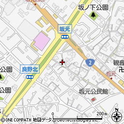 兵庫県加古川市野口町坂元646周辺の地図