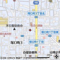 ローズ・コーポ塚口周辺の地図