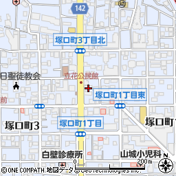 金光教阪急塚口教会周辺の地図