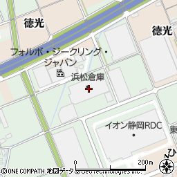 浜松倉庫周辺の地図
