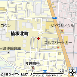 大阪府寝屋川市楠根北町3-83周辺の地図