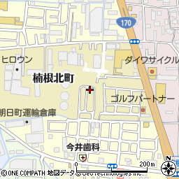 大阪府寝屋川市楠根北町3-65周辺の地図