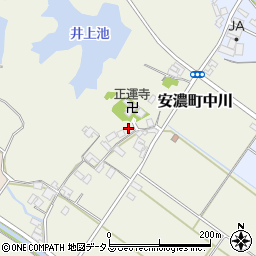 三重県津市安濃町中川286周辺の地図