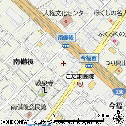 兵庫県加古川市加古川町南備後287周辺の地図