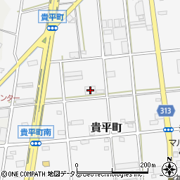 静岡県浜松市中央区貴平町632周辺の地図