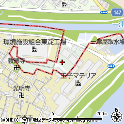〒566-0046 大阪府摂津市別府の地図
