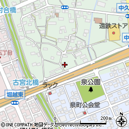 静岡県袋井市久能1102周辺の地図