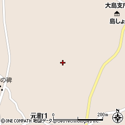 東京都大島町元町五輪周辺の地図