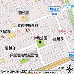 堀越記念館周辺の地図