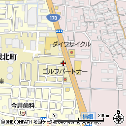 大阪府寝屋川市楠根北町5-14周辺の地図