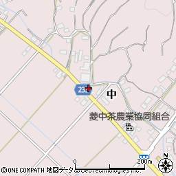 静岡県牧之原市中583-3周辺の地図