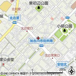 西兵庫信用金庫加古川支店周辺の地図