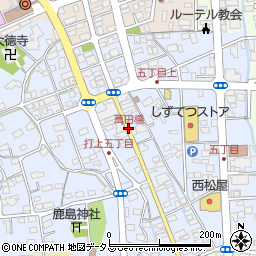 萬田橋周辺の地図