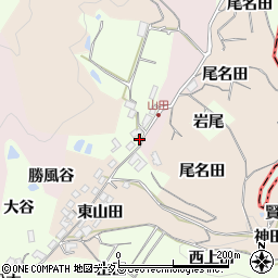京都府木津川市加茂町北岩尾周辺の地図