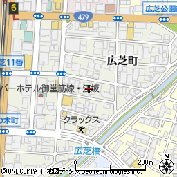大阪府吹田市広芝町13周辺の地図