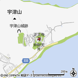 正太寺周辺の地図