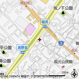 兵庫県加古川市野口町坂元647周辺の地図