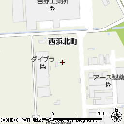 兵庫県赤穂市西浜北町周辺の地図