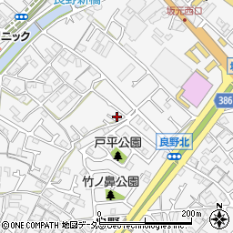 トイレのリフォーム・トイレの生活救急車　加古川市・西神吉町・神野町・山手・志方町・出張受付センター周辺の地図