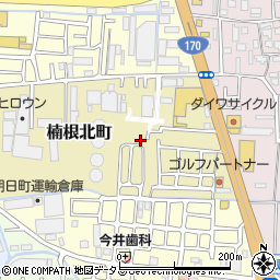 大阪府寝屋川市楠根北町3-86周辺の地図