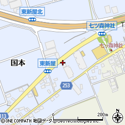 静岡県袋井市国本2768周辺の地図