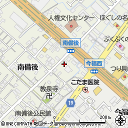 兵庫県加古川市加古川町南備後288周辺の地図