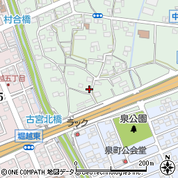 静岡県袋井市久能1218-2周辺の地図