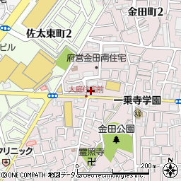 関西みらい銀行金田支店 ＡＴＭ周辺の地図