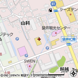 ダイナム静岡袋井店周辺の地図