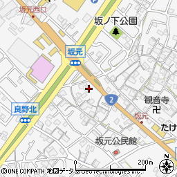 兵庫県加古川市野口町坂元621-2周辺の地図