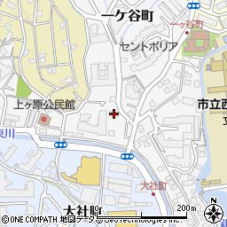 兵庫県西宮市一ケ谷町1-70周辺の地図